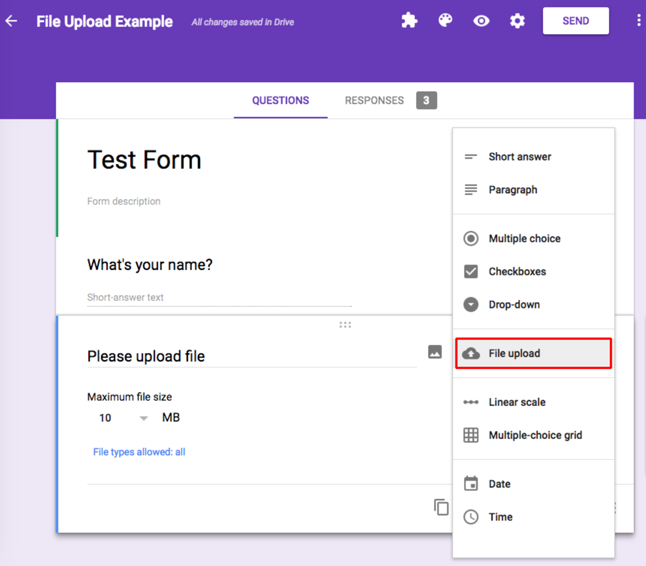 The file upload option is now available in Google Forms! | Curvearro